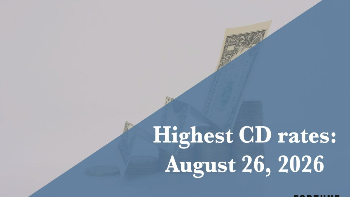 Top CD rates Aug. 26, 2026: Lock in up to up to 4.50%