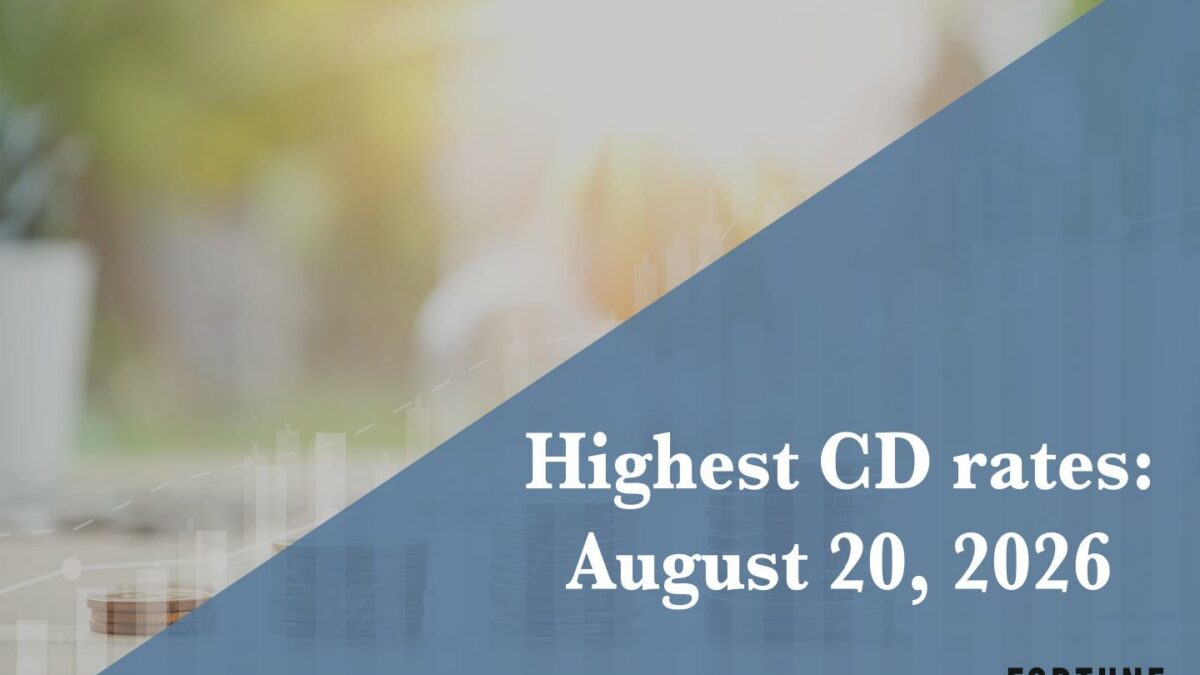 Top CD rates on Aug. 20, 2026: Lock in up to up to 4.50%