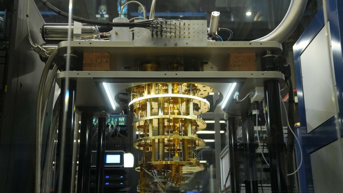 MareNostrum Ona quantum computer inside the Barcelona Supercomputing Center facilities, in Plaza Eusebi Guell, on 28 May, 2026 in Barcelona, Catalonia, Spain.