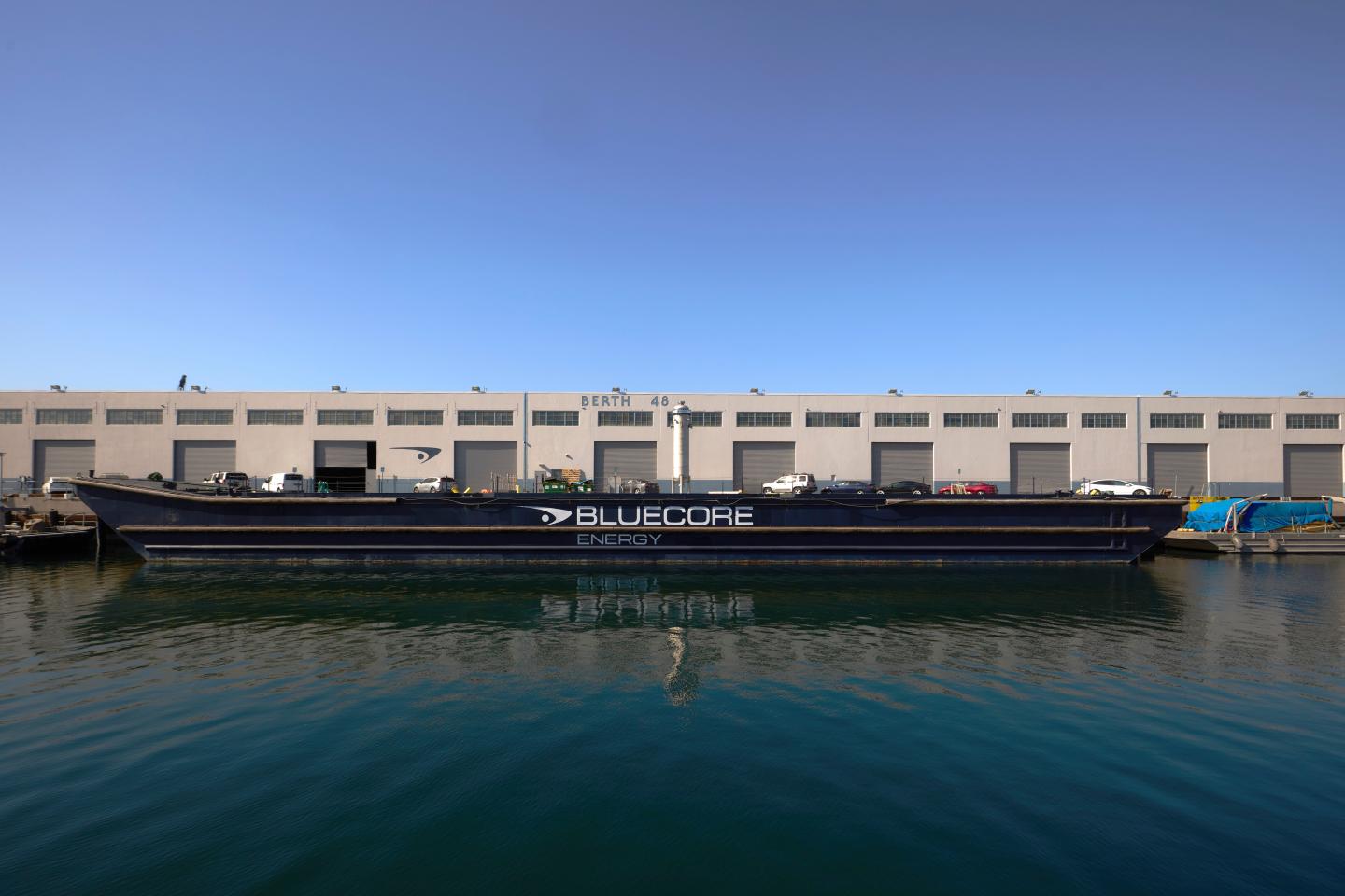 2026_0709_bluecore_0043_hq Bluecore’s barge at the Port of Long Beach in California