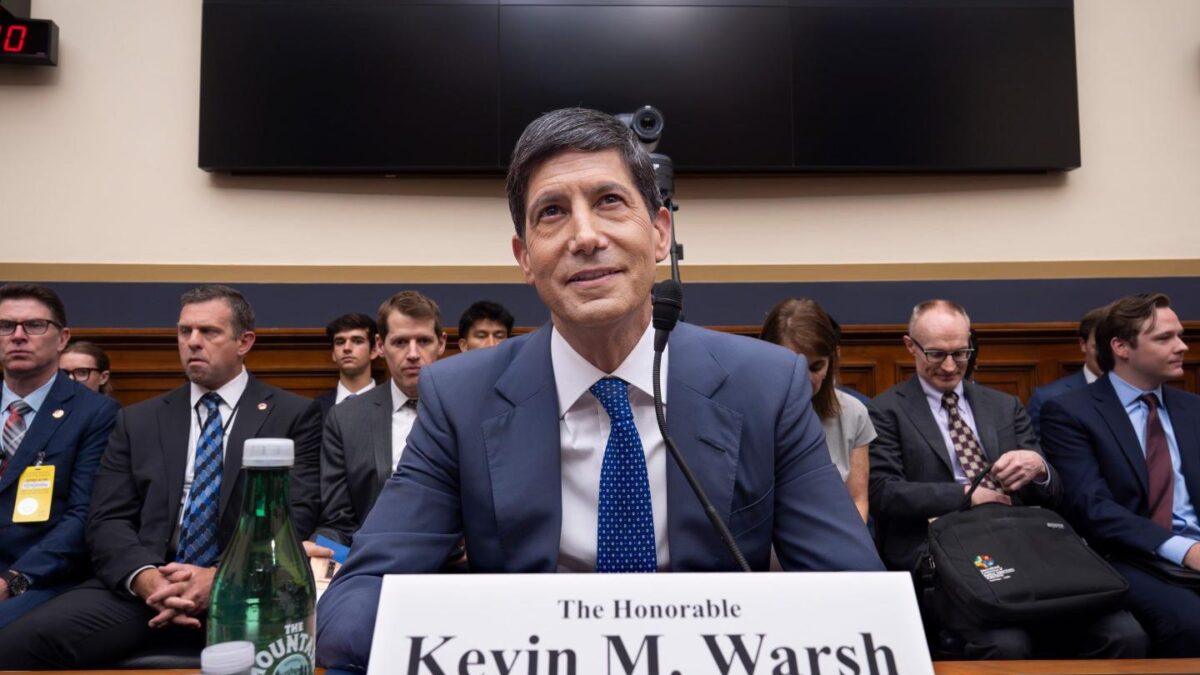 Federal Reserve Chairman Kevin Warsh appears before the House Financial Services Committee to deliver the semi-annual monetary policy report on the central bank, at the Capitol in Washington, Tuesday, July 14, 2026.