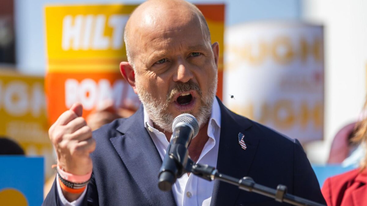California Republican gubernatorial candidate Steve Hilton speaks during a campaign event on Wednesday, July 22, 2026, in Los Angeles.