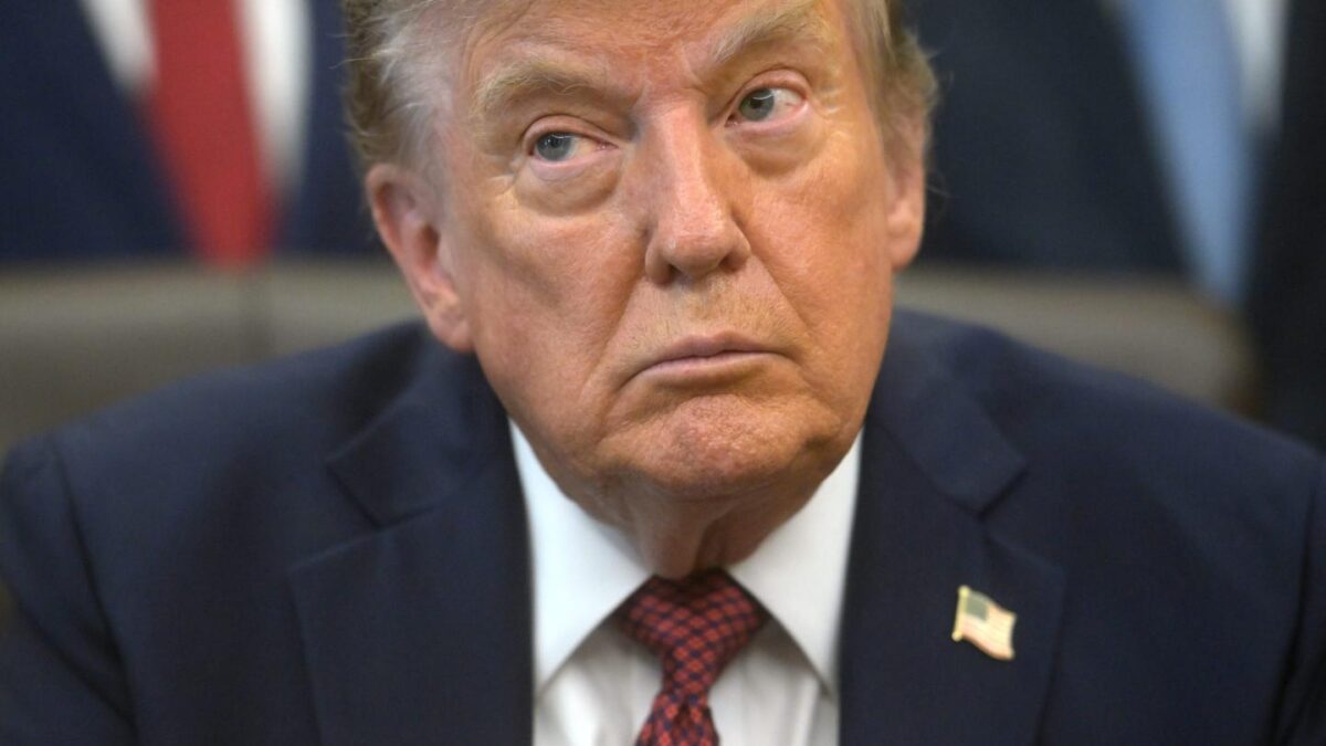 President Donald Trump speaks in the Oval Office of the White House, Friday, July 24, 2026.