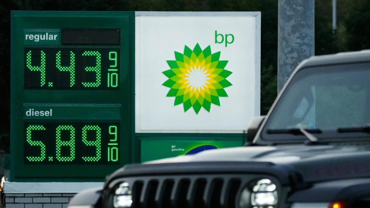 Diesel’s record $5.85 per gallon price threatens higher grocery bills, with refrigerated foods among the first to feel the squeeze