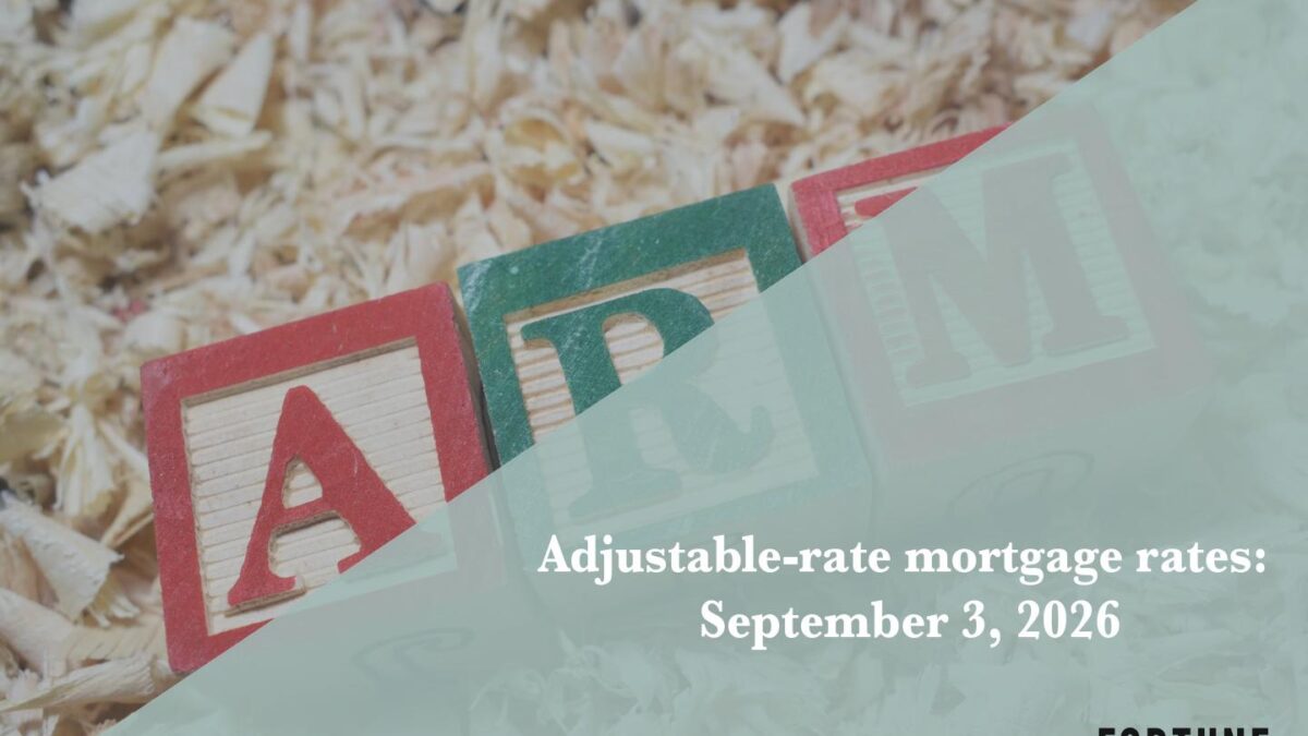 Current ARM mortgage rates report for Sept. 3, 2026