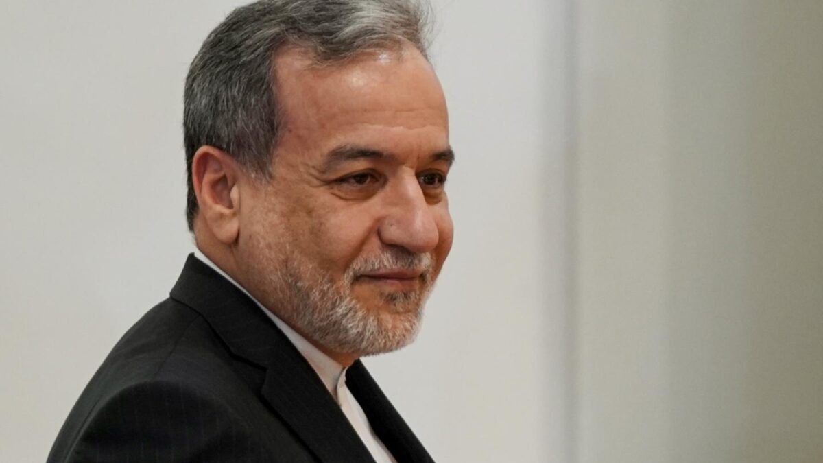 Iranian Foreign Minister Abbas Araghchi in Baghdad, Iraq, on June 28, 2026.