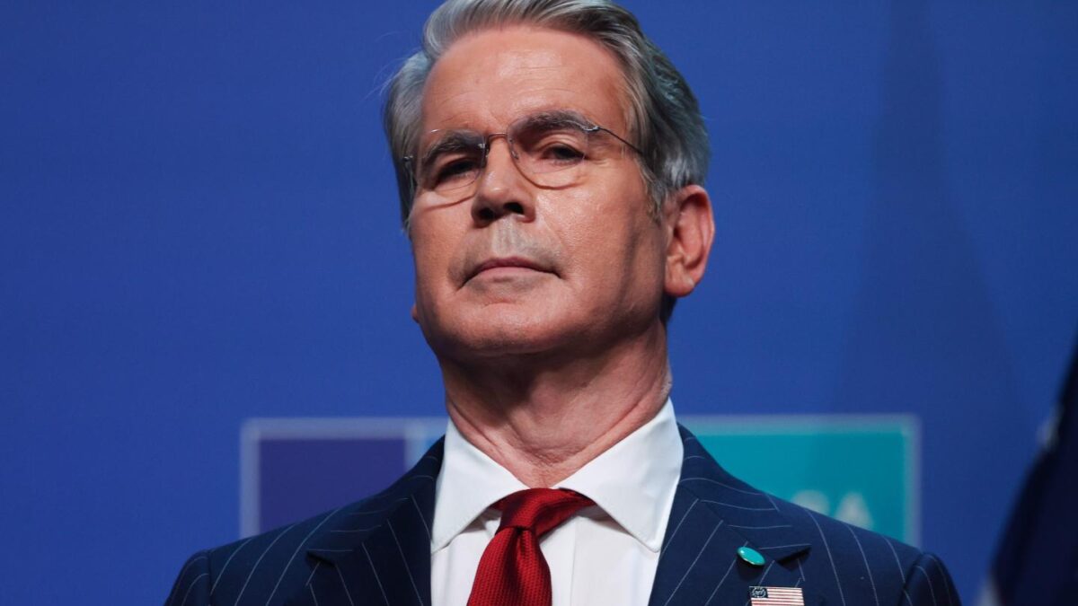 Treasury Secretary Scott Bessent during the 2026 NATO Ankara Summit in Ankara, Turkiye, on July 8, 2026.