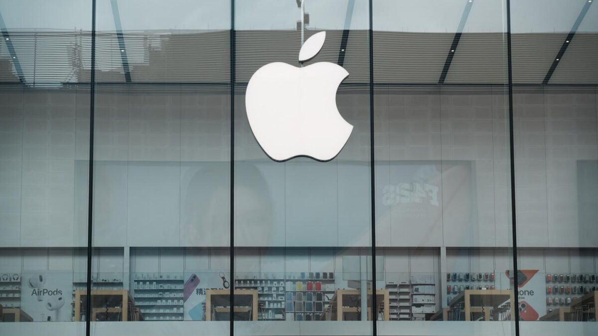 An Apple flagship store