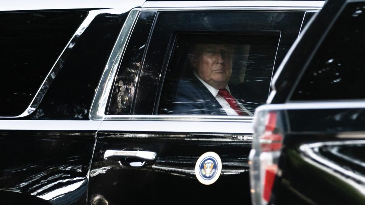 President Donald Trump returns to the White House on July 15, 2026 in Washington, DC. Trump traveled to Carlisle, Pennsylvania, to attend the Pennsylvania Defense and Innovation Summit.