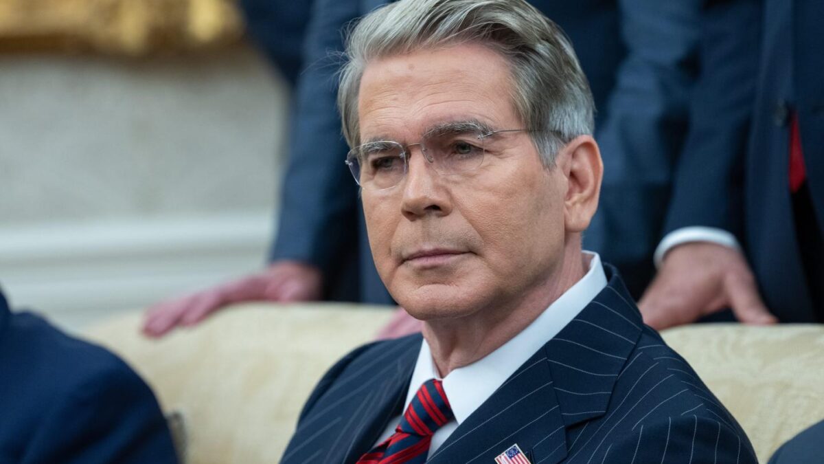 Scott Bessent, treasury secretary, during a meeting in the Oval Office of the White House on Tuesday, July 21, 2026.