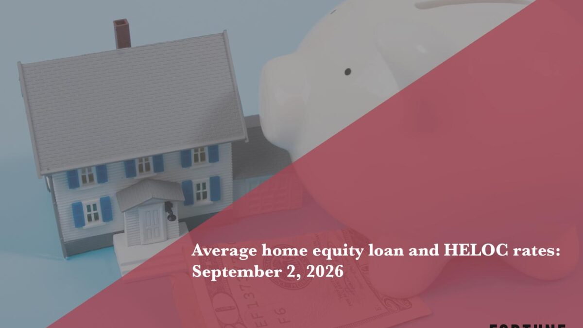 Home equity loan and HELOC rates, September 2, 2026