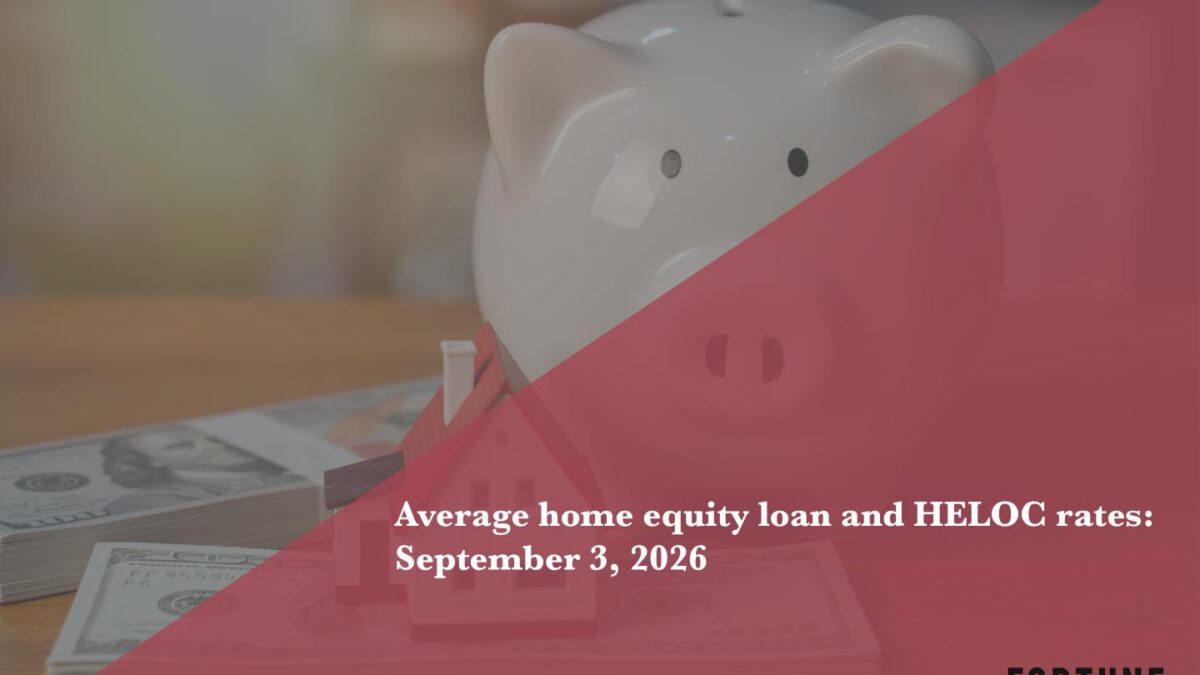 Home equity loan and HELOC rates, September 3, 2026