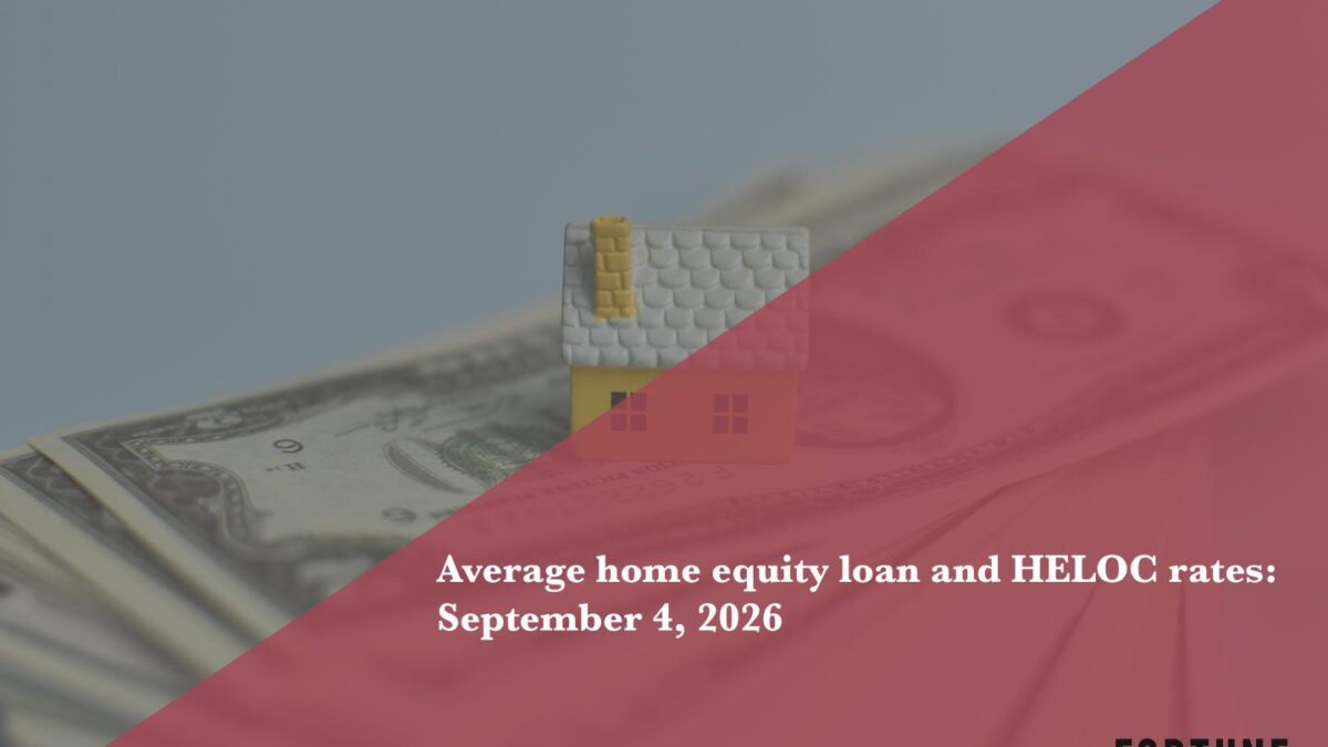 Home equity loan and HELOC rates, September 4, 2026