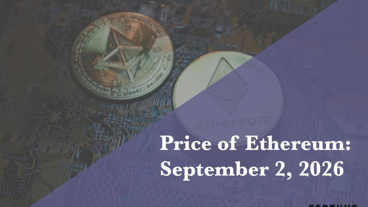 Current price of Ethereum for September 2, 2026