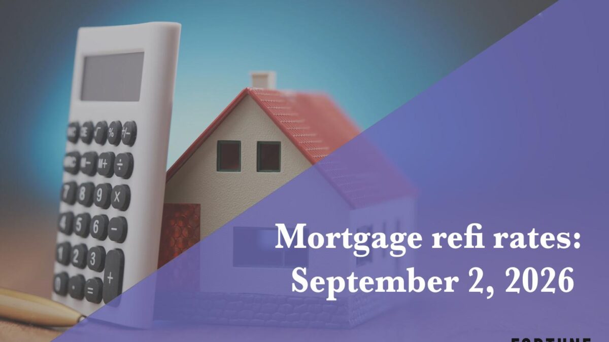 Current refi mortgage rates report for Sept. 2, 2026